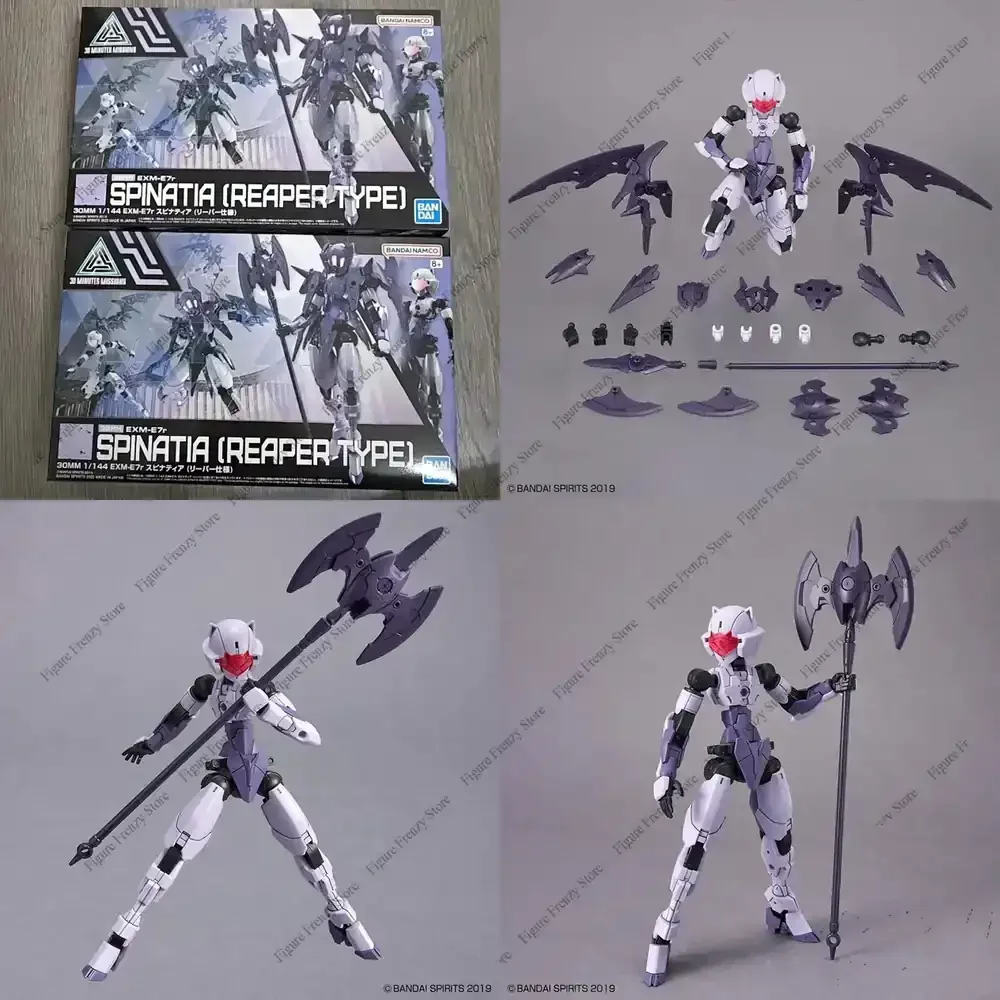 

Special Offer In Stock Bandai 30mm Minute 1/144 Exm-E7r Spinatia Reaper Type Movable Assembling Model Toy for Birthday Gifts