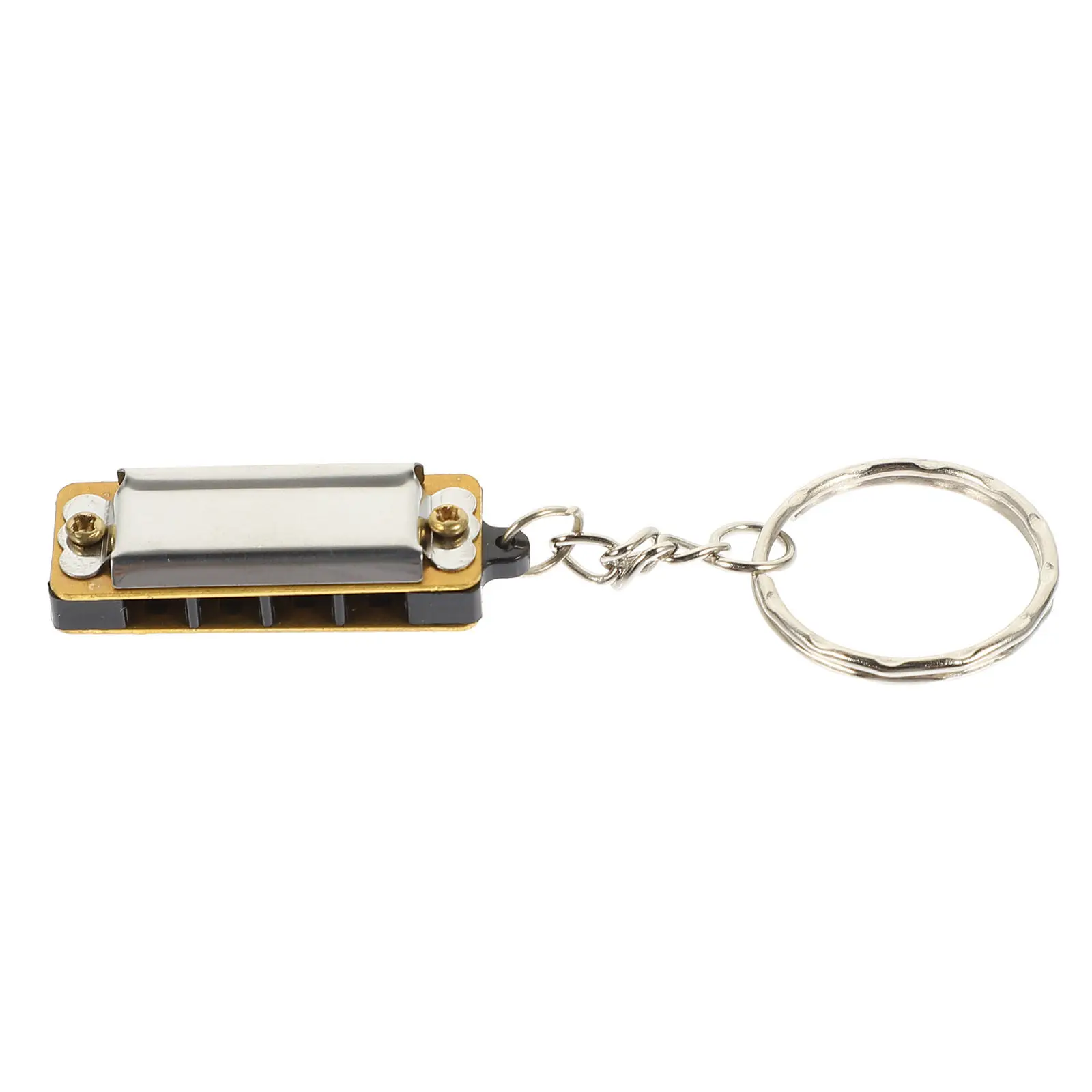 Delicate Harmonica Keychain Pendant Lithe Premium Material Creative Design Multi-Use Bag Pendant Decorative Key Accessory