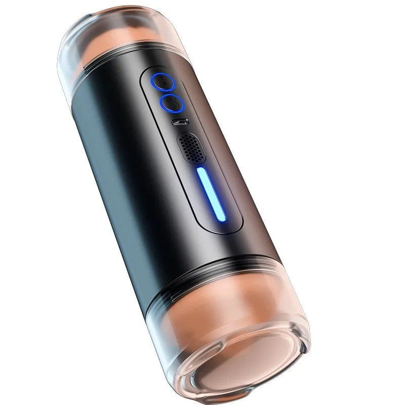Stroker masculin automatique avec simulation de pipe : tasse vibrante et poussée pour l'entraînement de l'endurance, jouet sexuel électrique pour hommes 18+