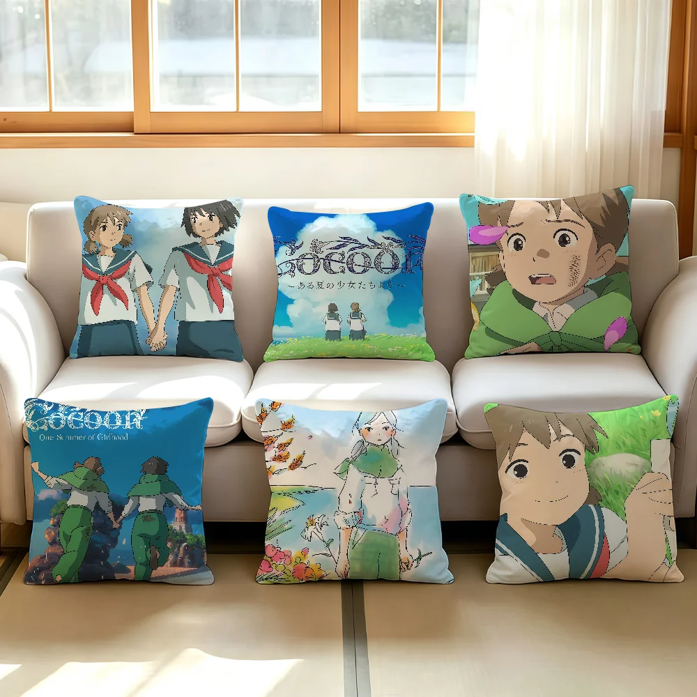 Cartoon 2026 cushion cover Anti-dustmite Sofa Cushion  C-Cocoon  Decorative Office Cover Lounge Area Indoor & Outdoor Use