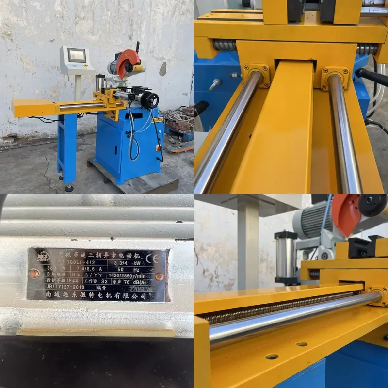 for Numerical Control Pipe Cutting Machine Automatic Feeding Round and Square Tube Cutter Metal Adjustable Angle Cutting