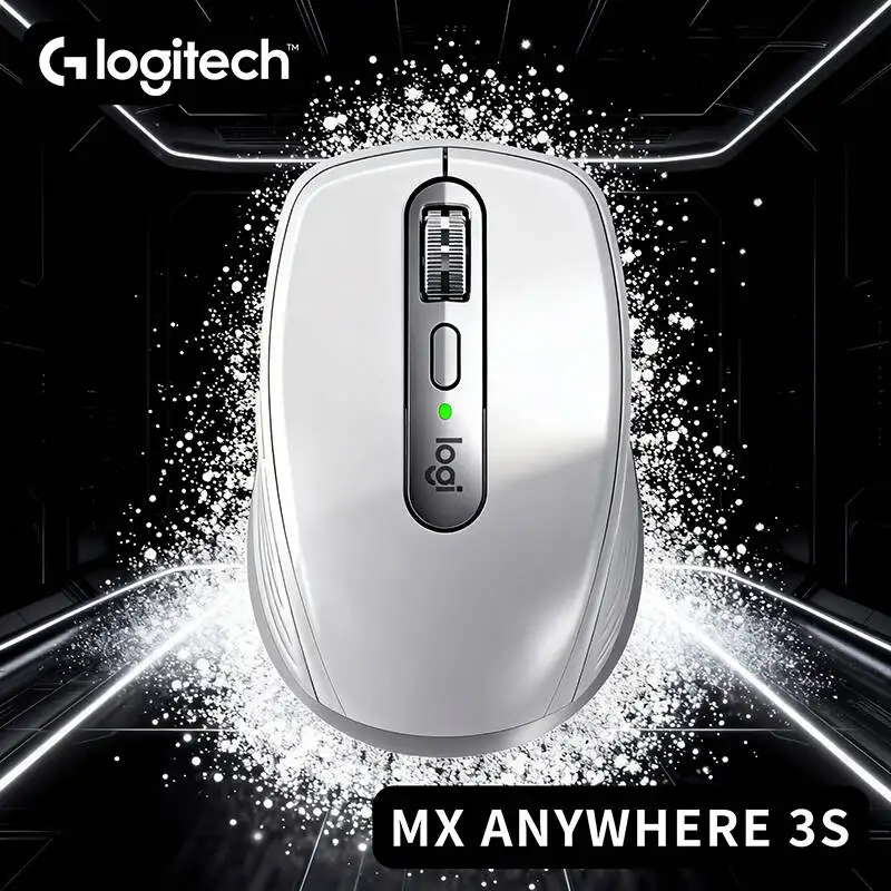 

Беспроводная мышь Logitech MX Anywhere 3S — 8 точек на дюйм Darkfield, эргономичная ручка для дома, прокрутки Magic Speed, синхронизация 3 устройств, офис и путешествия