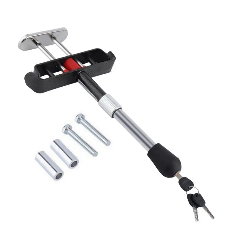 

Brake Lock Anti Theft Stainless Steel Auto Brake Pedal Lock Stainless Steel Automotive Anti-Theft System Retractable Car Clutch