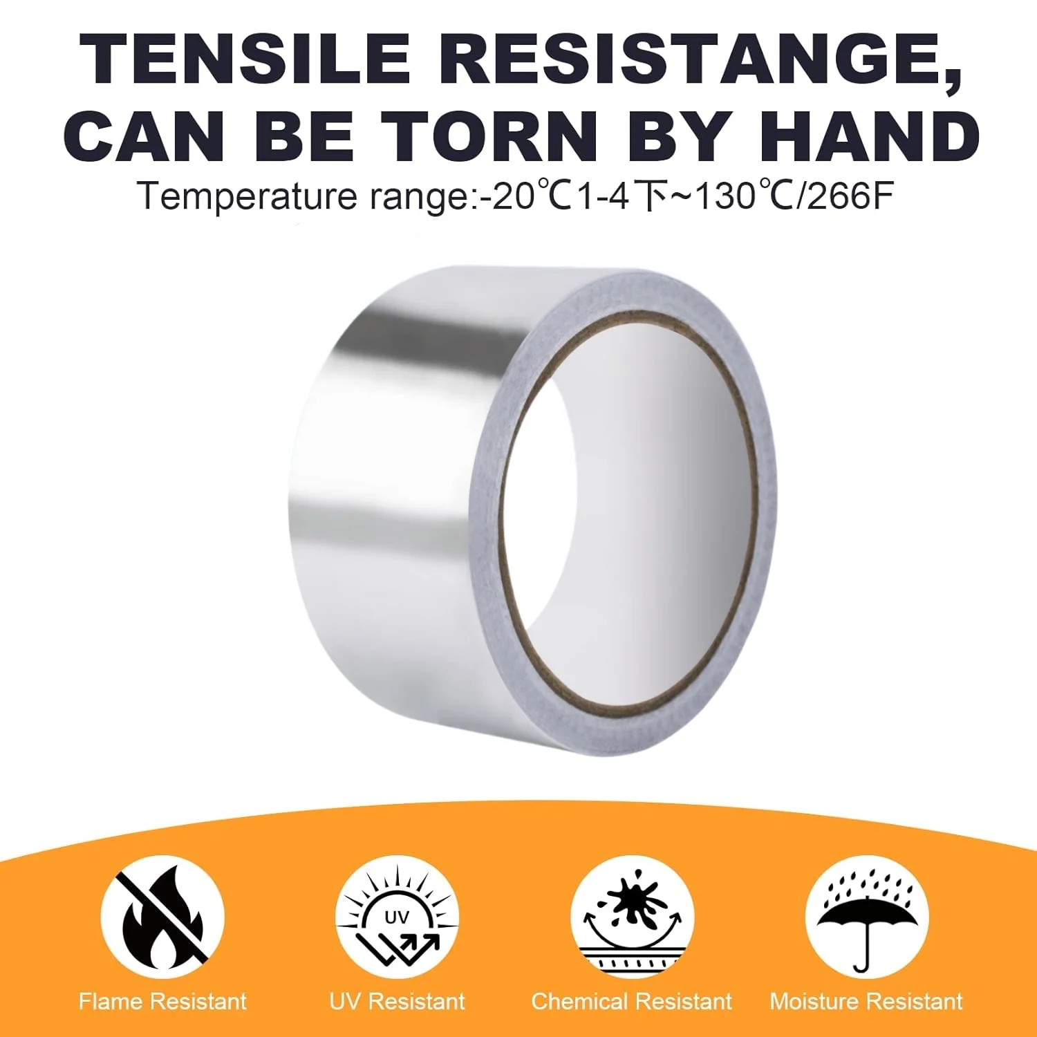 الألومنيوم احباط الشريط الفضة مقاومة للحرارة مانعة للتسرب المواد اللاصقة الترقيع إصلاح مكافحة تسرب شريط لاصق المطبخ ملصقات مقاومة للماء #3