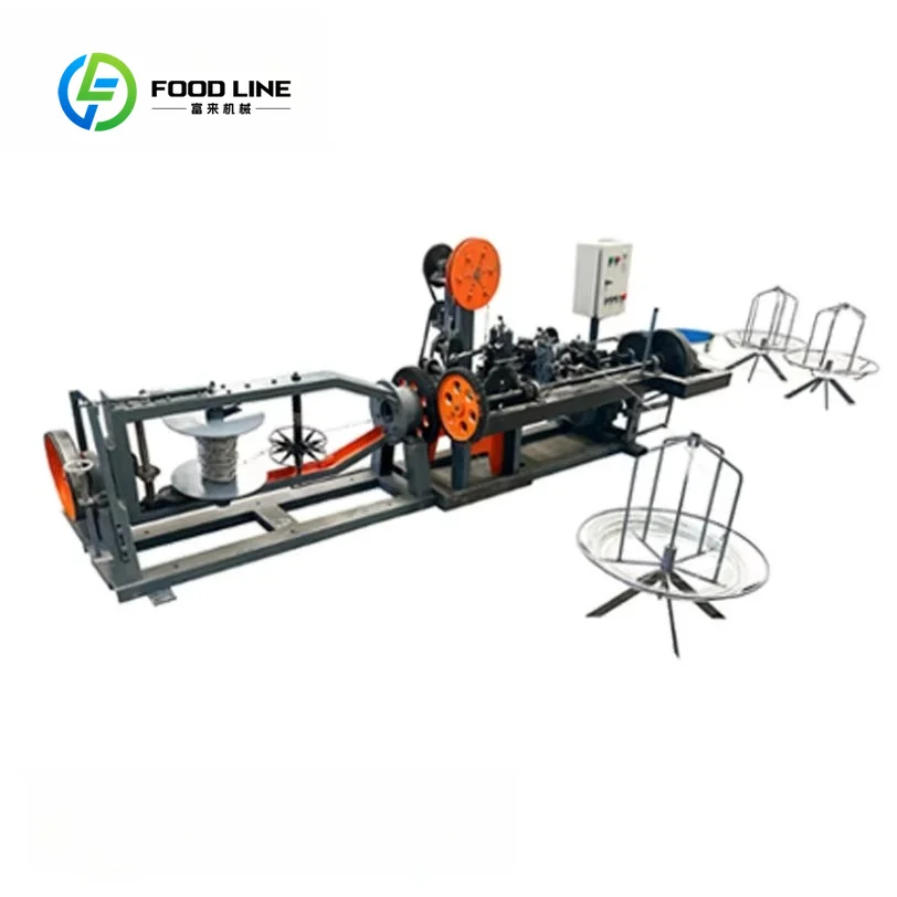 Fully Automatic Double Reverse Twisted Barbed Wire Making Machine, Equipped with Motor and Pump, Customized for Security Fences