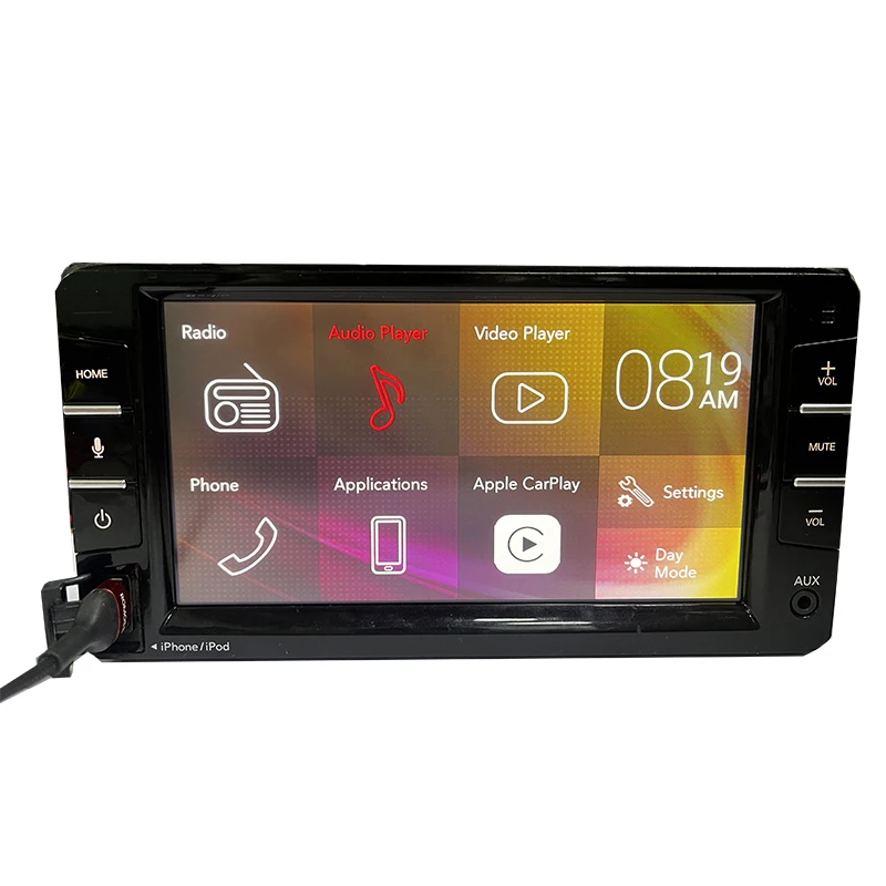For NISSAN Patrol Y61 Y62 Infiniti clarion with carplay Android Auto Bluetooth USB Airplay Car central control display screen