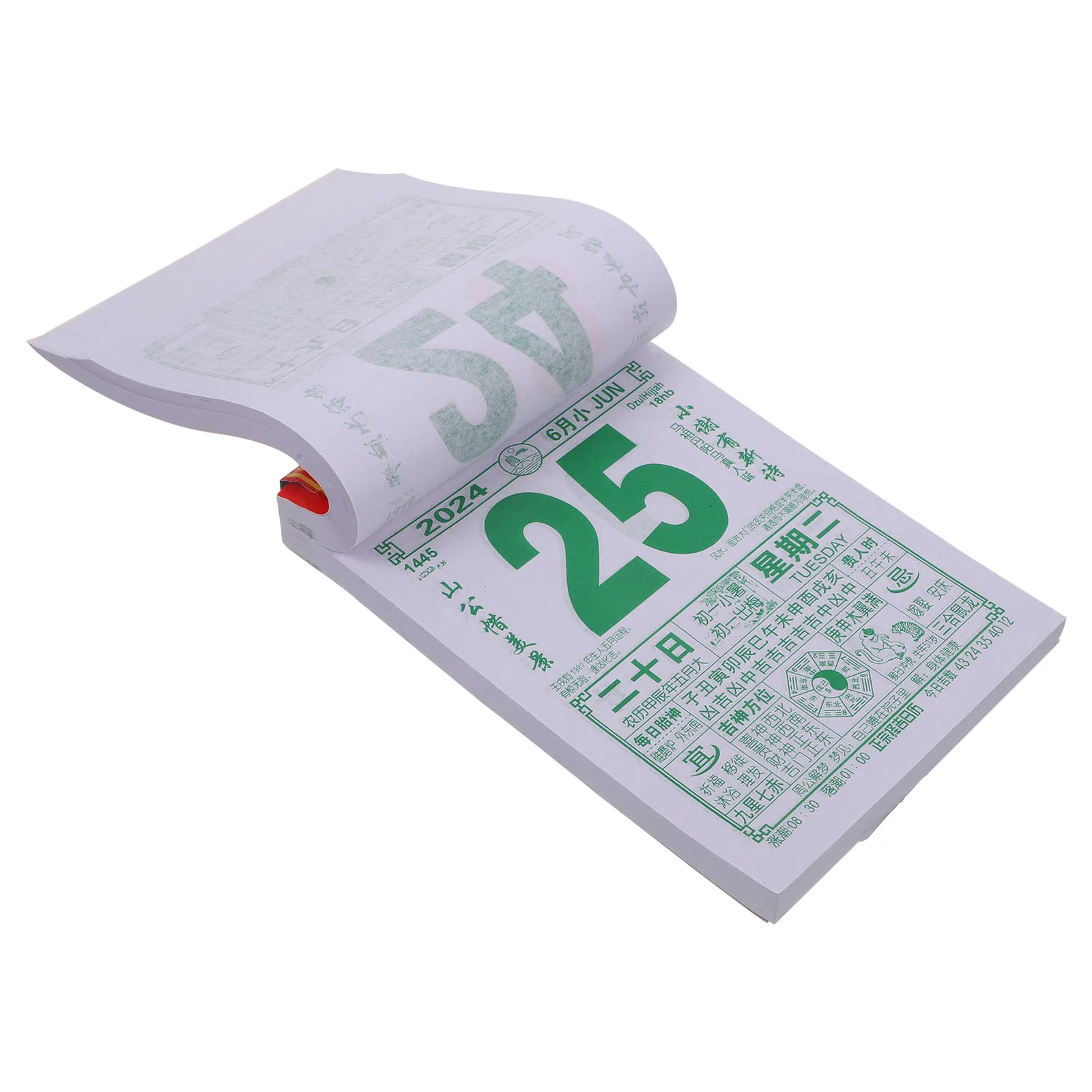 

2024 Large Wall Traditional Chinese Style Year Of Dragon Home Office Decorative Hanging Paper Calendar Monthly Planner Tearable