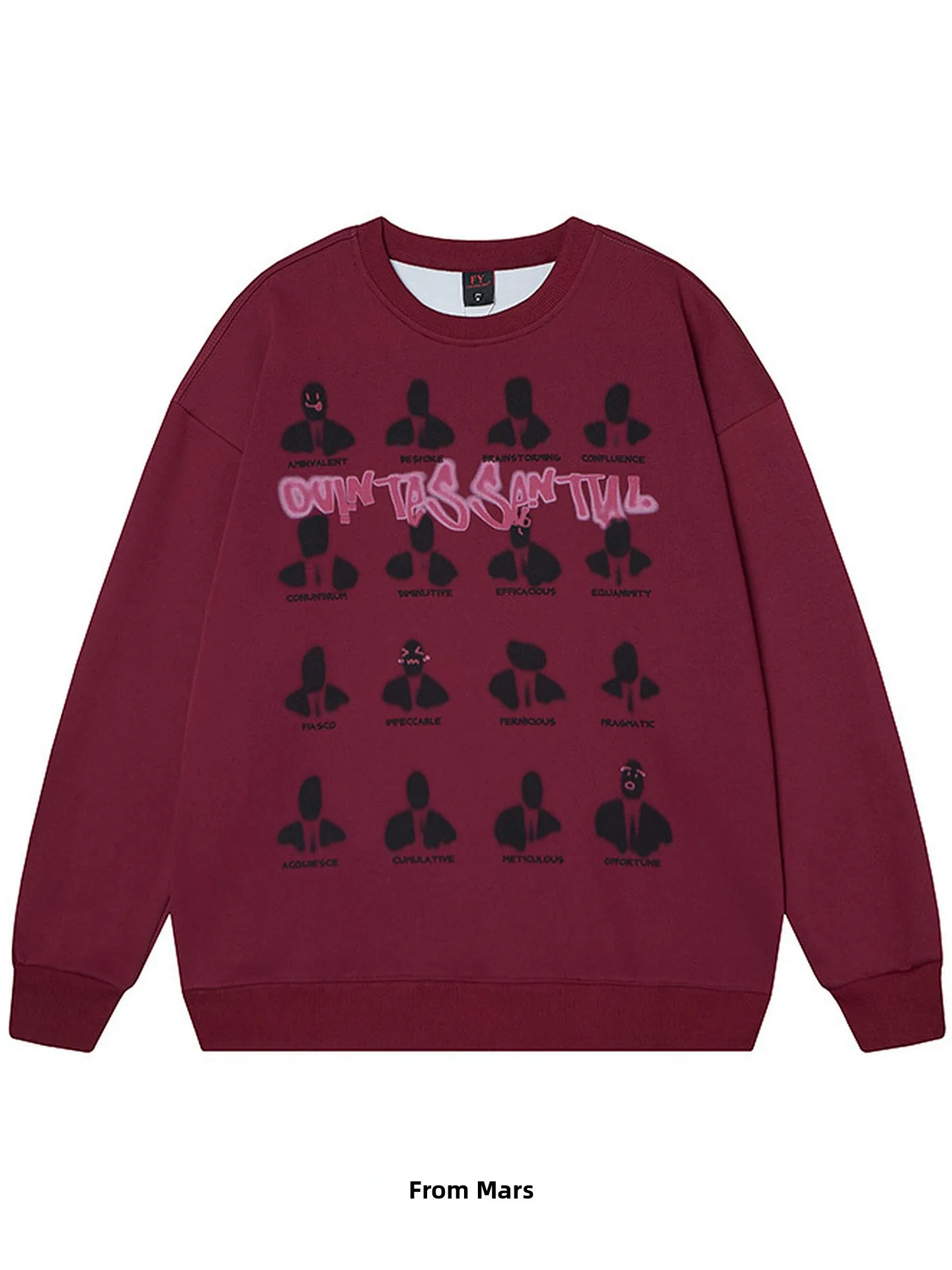 

Свободный свитер с круглым вырезом от Endl Sight, мужская этническая одежда с длинными рукавами, традиционная одежда, зимняя мода