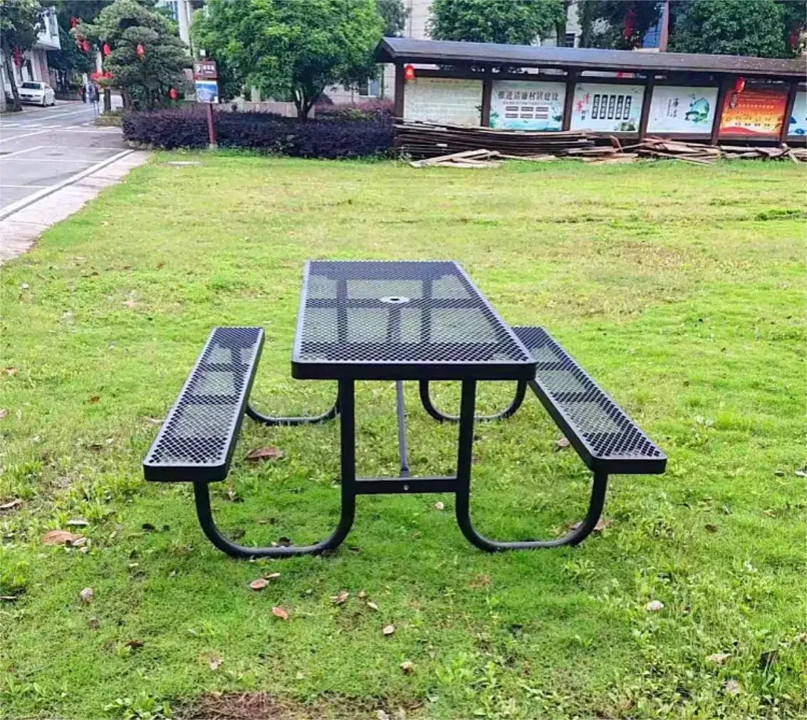 Restaurant Park or patio with impregnated steel armless camping chairs Outdoor garden patio furniture