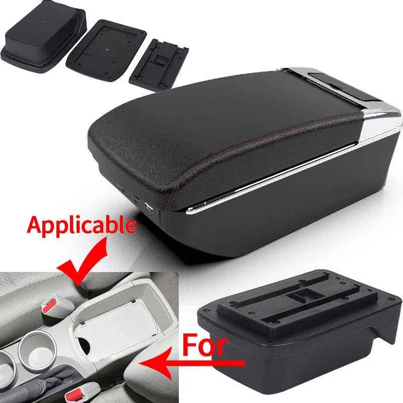 For Toyota Verso EZ car armrest interior modification multi-functional storage box center console accessories USB car accessorie