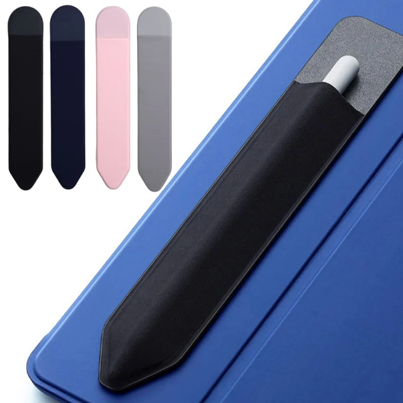 

Universal Sticky Stylus Pen Holder for Apple IPad IPencil 2 1 Self Adhesive Sleeve Attached Pouch Bag Sleeve Pencil Case Holder