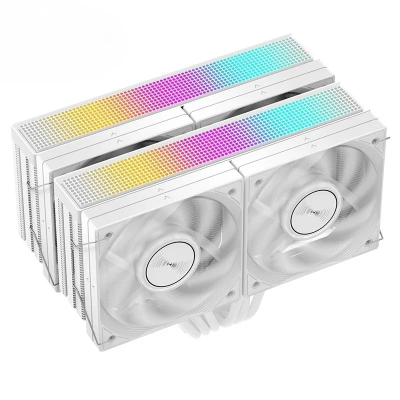 CPU Air Cooler – 4×120mm PWM Fans (Push-Pull), 6 Heat Pipes, 250W TDP, 48mm RAM Clearance – Compatible with AM5 / AM4 / LGA1700