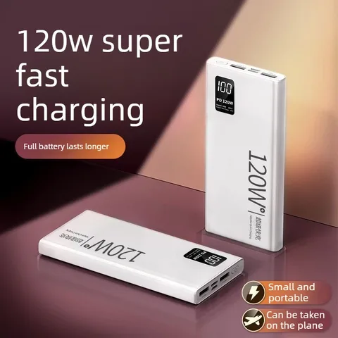 (CCC)120W 10000/20000/30000 мАч Power Bank для iPhone, Huawei и Xiaomi, портативный, разрешенный к перевозке в самолете