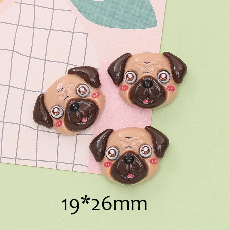 20pcs Kawaii Animal Dollhouse Miniature Resin Cabochon Flatbacks Cute Puppy Cat Penguin Phone Decor DIY Scrapbooking Accessories