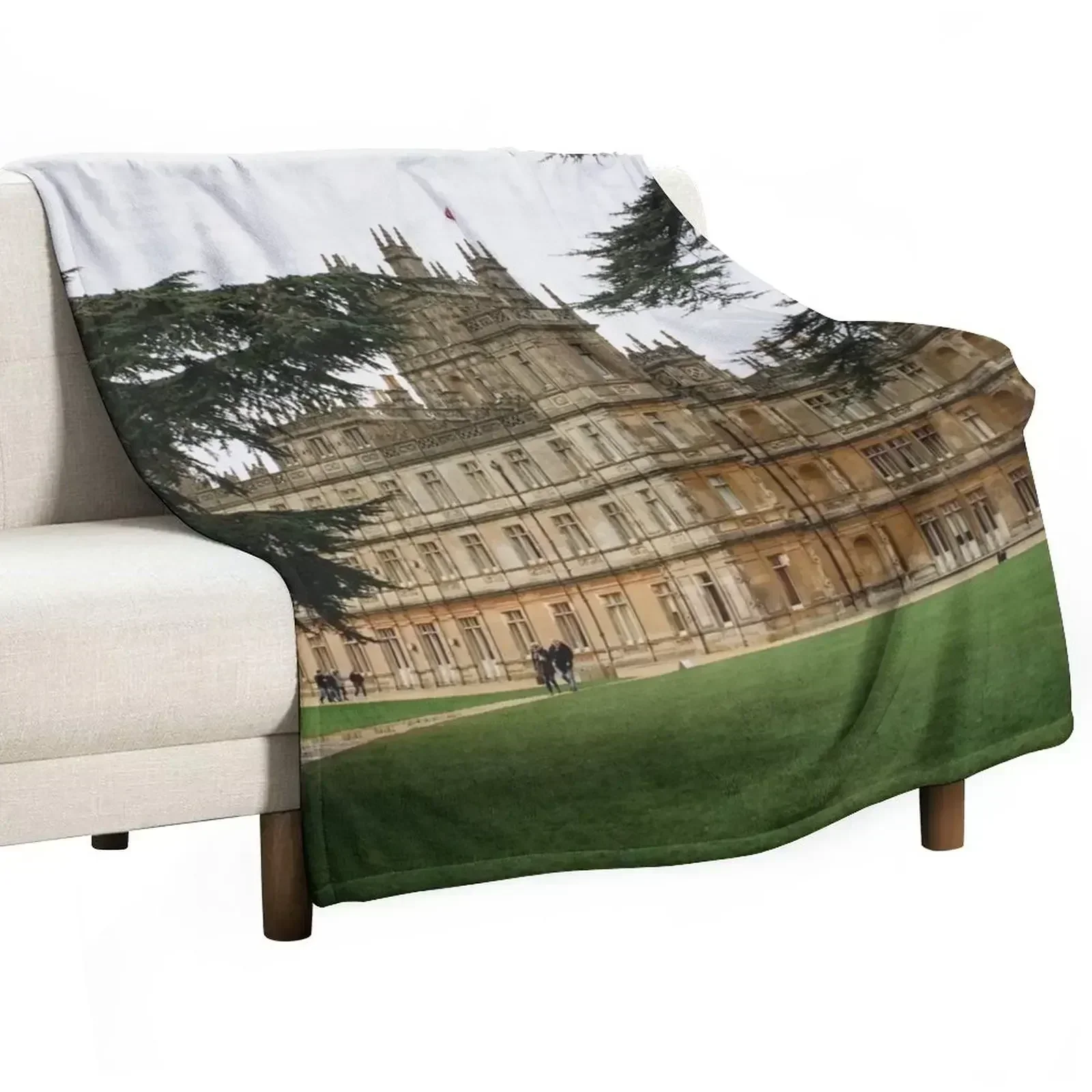 Highclere Castle / Downton Abbey Throw Blanket warm winter Camping Blankets