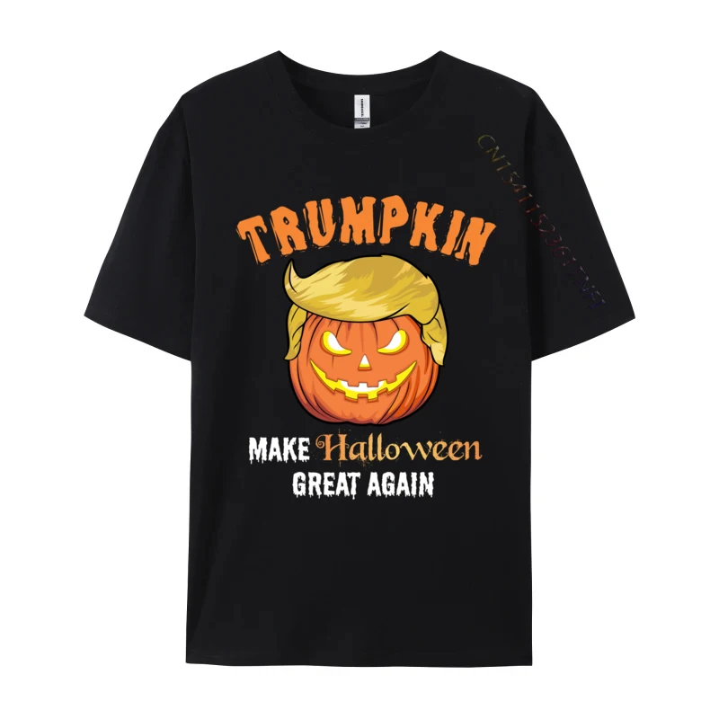 

Halloween Trumpkin Make Halloween Great Again Tee Normal Combed Cotton Men Tops & Tees Print T Shirt Latest Top T-shirts