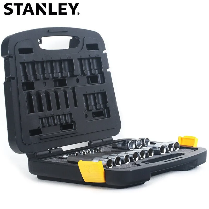 STANLEY 91-940-22 91-941-22 91-942-22 6.3Mm,12.5Mm Series Spinning Sleeve Set 1/4in 1/2in Sockets Hand Tools Car Repairs