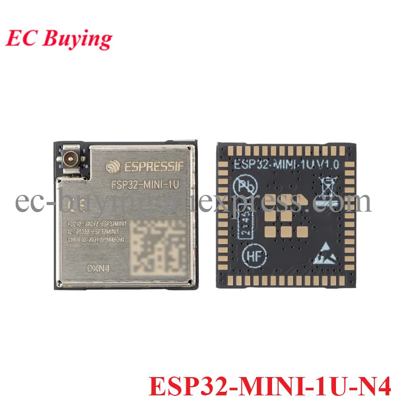 ESP32-MINI-1U ESP32-MINI-1U-N4 ESP32 Dual-mode WiFi Bluetooth-compatible BLE 4MB Flash MCU IoT Internet of Things Wireless Modul