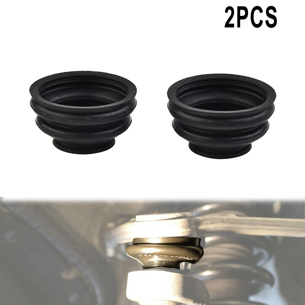 2pc Ball Joint Boot Car Suspension Steering Ball Joint Rubber Dust Boot Cover Track Tie Turn Rods Ends Set Part Dust Boot Cover