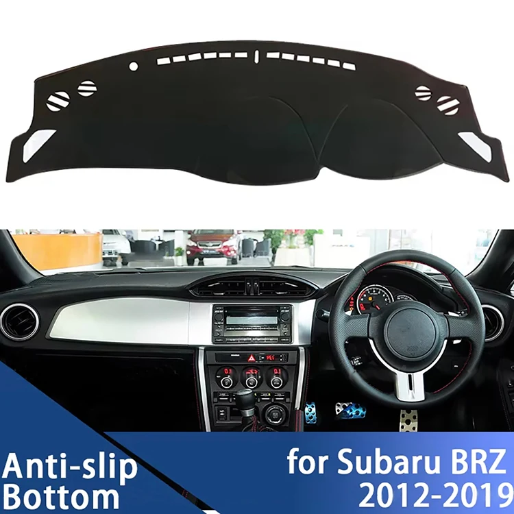 Carpet Car Dashboard Cover Pad For Toyota 86 Subaru BRZ 2012-2020 Sunshade Protector Anti-UV  Non-slip Pads Interior Accessories
