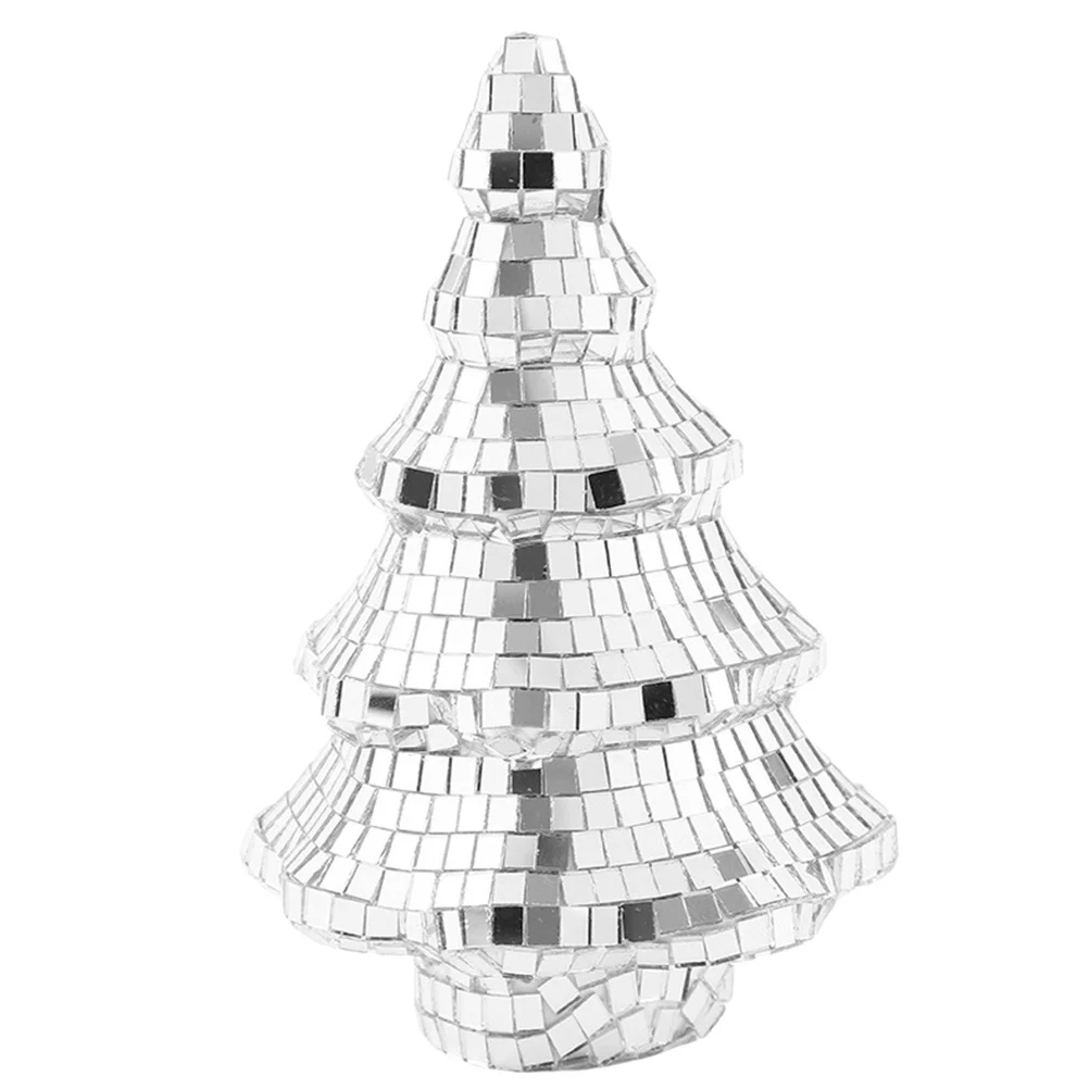 

Mini Desk Christmas Tree Silver Tabletop Trees For Holiday Party Home Decor Centerpiece Artificial Xmas Tree Decor