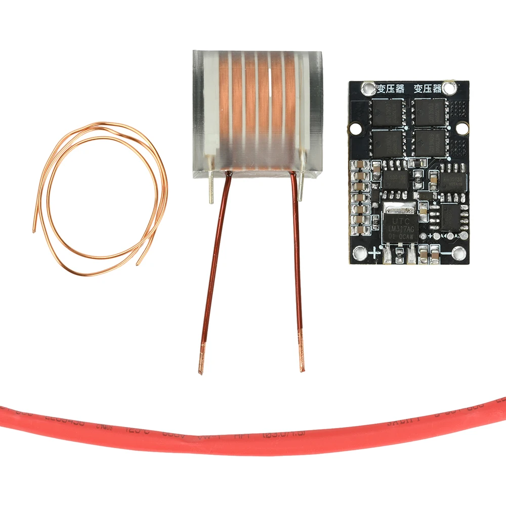 High Voltage Generator Step-up Inverter - DC 6-15V to AC 10KV-25KV Arc Igniter Coil Module Boost Board for Electronics
