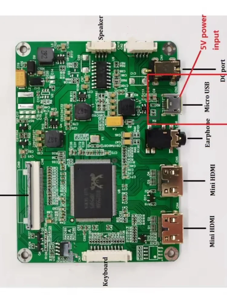 EDP Controller board 2K for N133BGE-EA1 N133BGG-EA1 N140B6-D11 N140BGA 1366x768 micro USB Mini 2 HDMI-compatible LCD panel