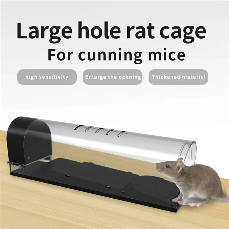 HGFLE-Mouse Trap New Type Of Rat Trap High Sensitivity Plastic Mouse Trap Reusable Outdoor Farmland Catch Rats Catch Voles