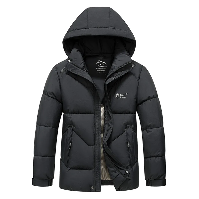Winter Men's Thick Cotton Jacket 2026 Warm Loose Fashionable Versatile Cotton Coat for Men