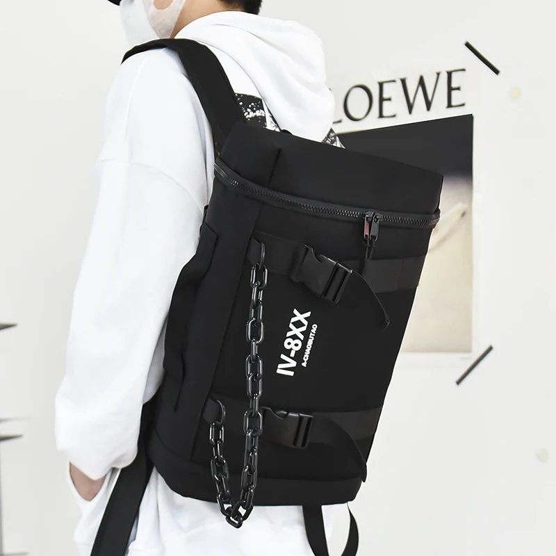 Backpack men's Fashion Brand large-capacity multi-purpose Backpack Sports College Student Bag Trendy Cool Carrying Method