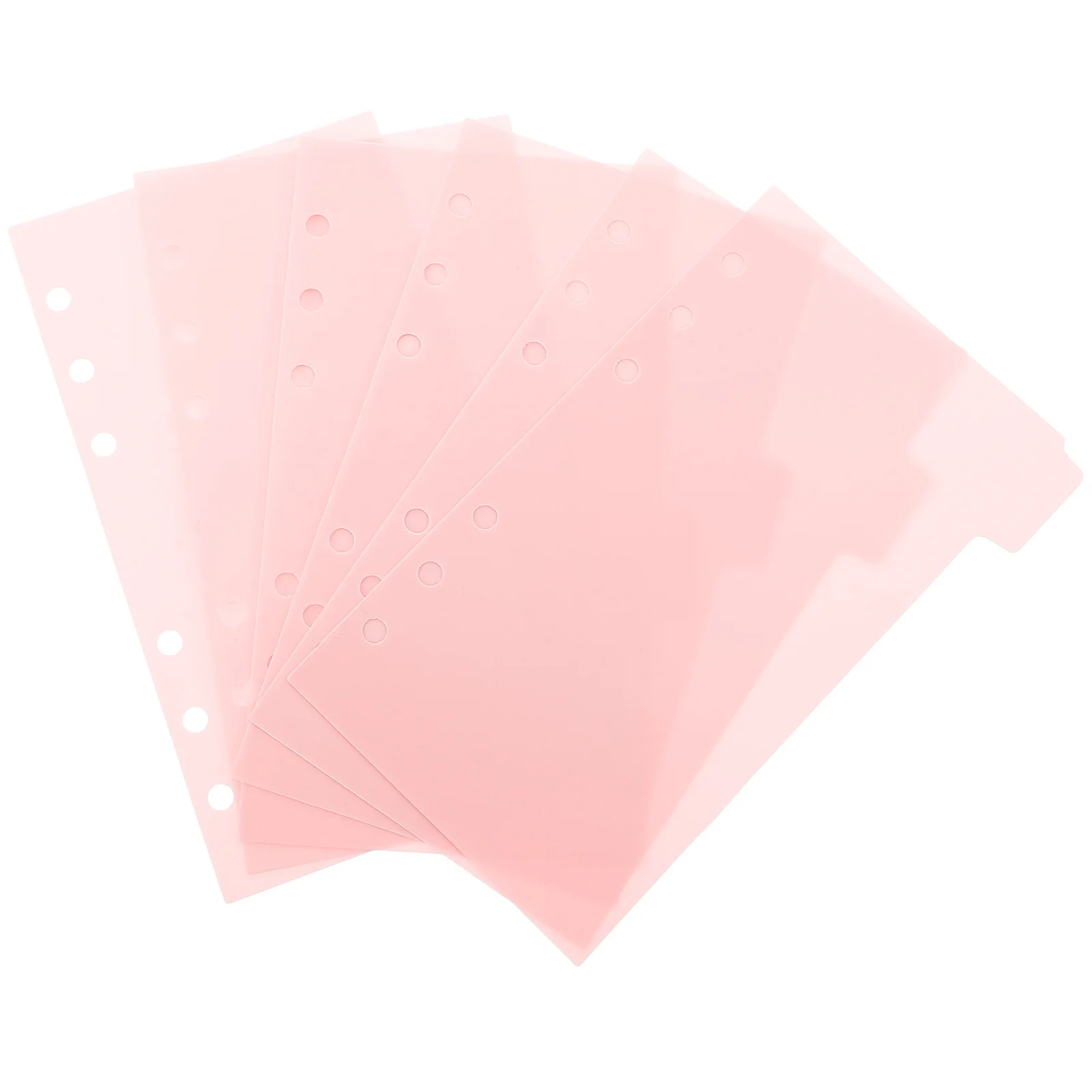 

6 Sheets Index Page Separator Aesthetic Binder Dividers Decorative Pockets Dividing Line Separators Pp Inserts Tabs