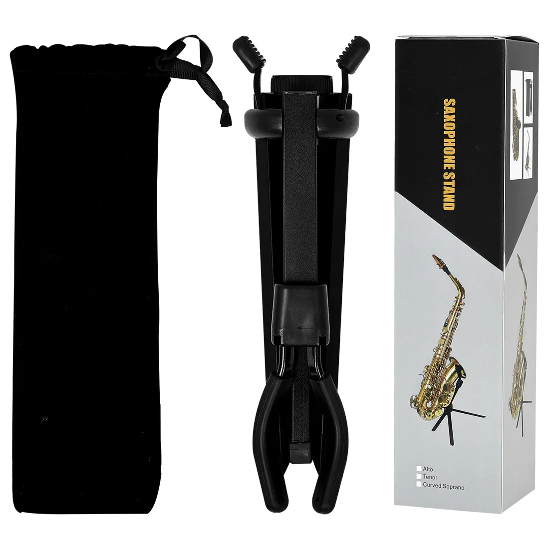 

Подставка для саксофона, складной держатель для штатива, портативный металлический напольный кронштейн для альт-саксофона, аксессуары для деревянных духовых инструментов