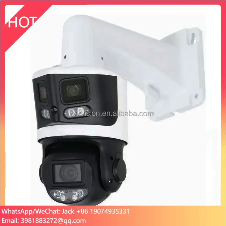 8MP + 4MP 10x Starlight TiOC disuasión activa inteligente doble luz CCTV cámara PTZ panorámica SDT3E410-8P-MB-A-PV1