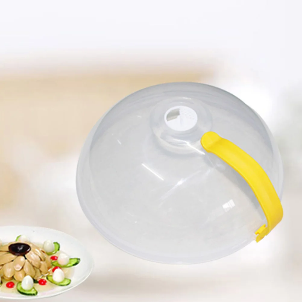 

1pcs 26.5*10.5Cm Anti-Splatter Microwave Cover High-Domed Food Splatter Guard Dishwasher Safe Reusable Plastic Oven Accessory