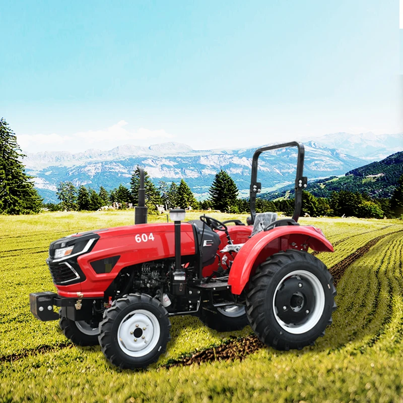 Compact 4WD 25Hp-100Hp Agricultural Farm Tractor Small 4x4 Tractor with Gearbox for Sale
