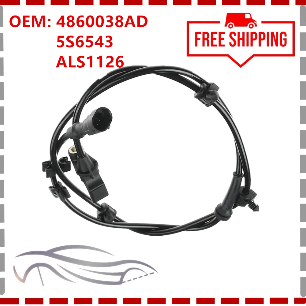 

4860038AD 4860038AE 5S6543 ALS1126 Rear Side ABS Wheel Speed Sensor for CHRYSLER PT CRUISER 2004 2005 2006 2007 2008 2009 2010