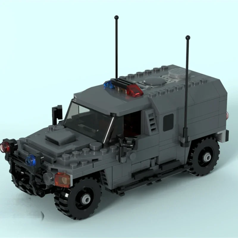 

336pcs MOC Armored Police Vehicle Cars Building Blocks Christmas Gift Handmade DIY Gift Perfect for Creative Adults Highly Detai