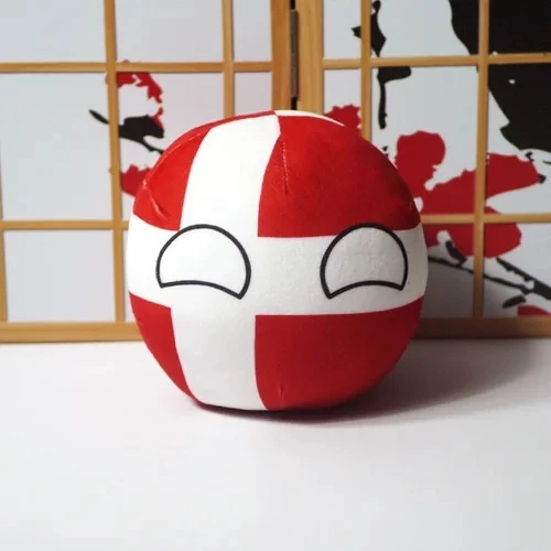 Countryballs Plush Doll Italy Denmark Finland France Spain Germany Greece UK Ball Polandball Stuffed Pillow Toy for Gift