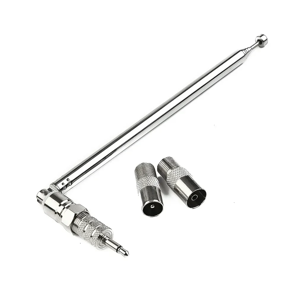 Antenna Adapter Mini System Telescopic Thread Design Up To 75cm 4pcs/set Antenna + Adapters Copper Material DAB FM