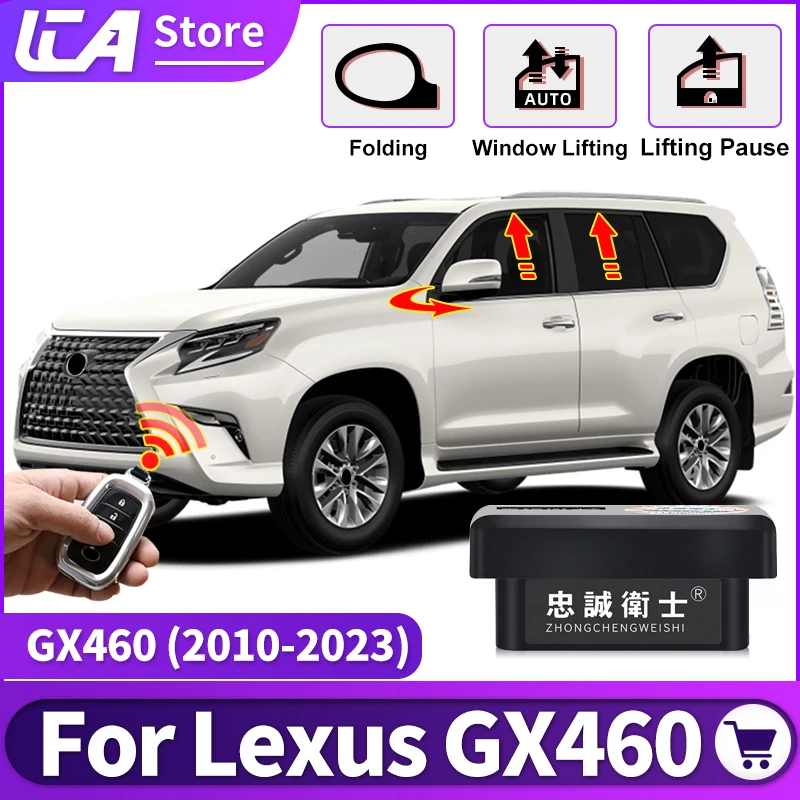 

Automatic Closed Window + Lock Door + Rearview Mirror Folding OBD Module for Lexus GX460 Gx400 GX 460 400 2010-2023 Accessories