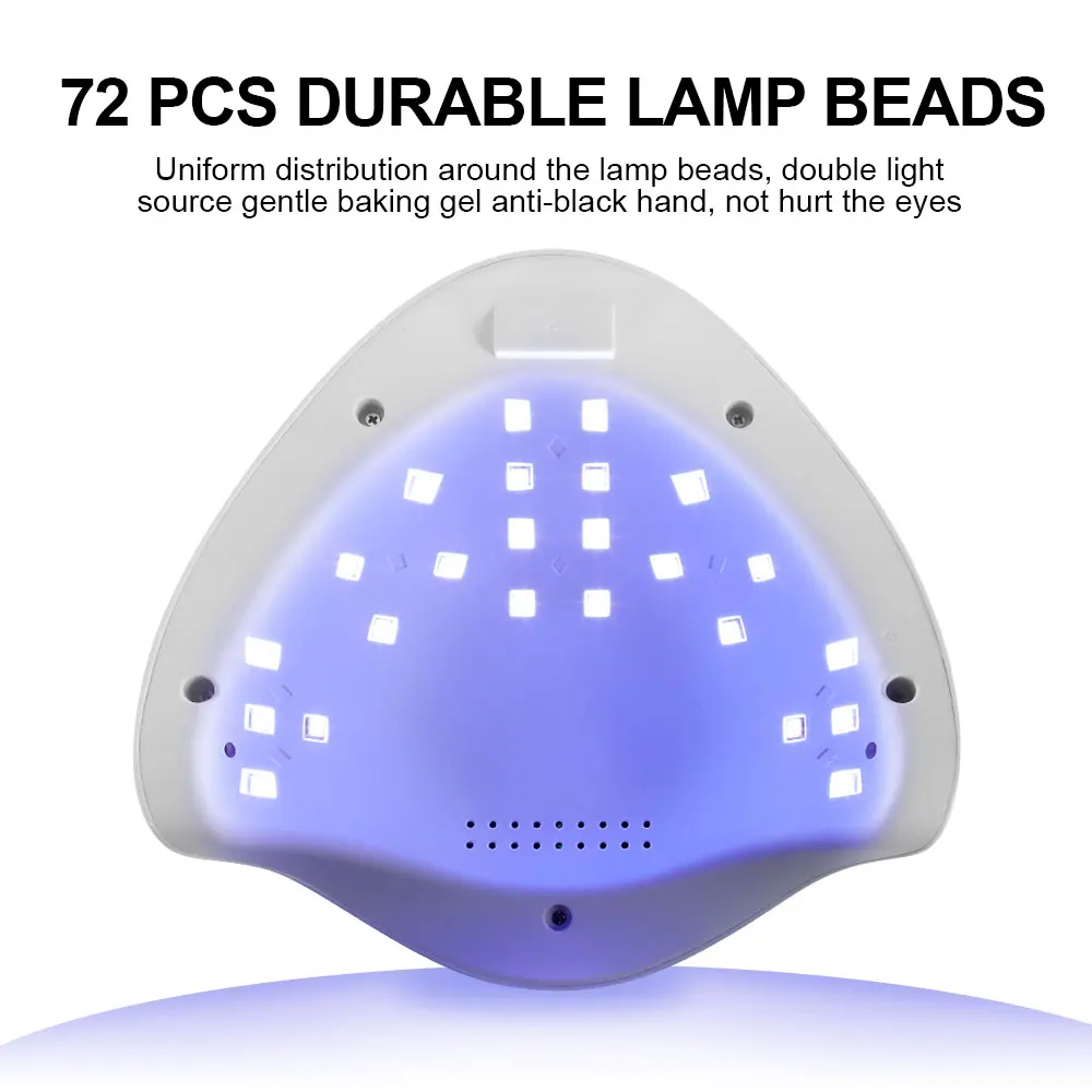 Nail Lamp UV LED Professional Curing All UV Gel Nail Polish Nail Dryer 24 PCS LEDs Machine Infrared Sensor Nail Lamp