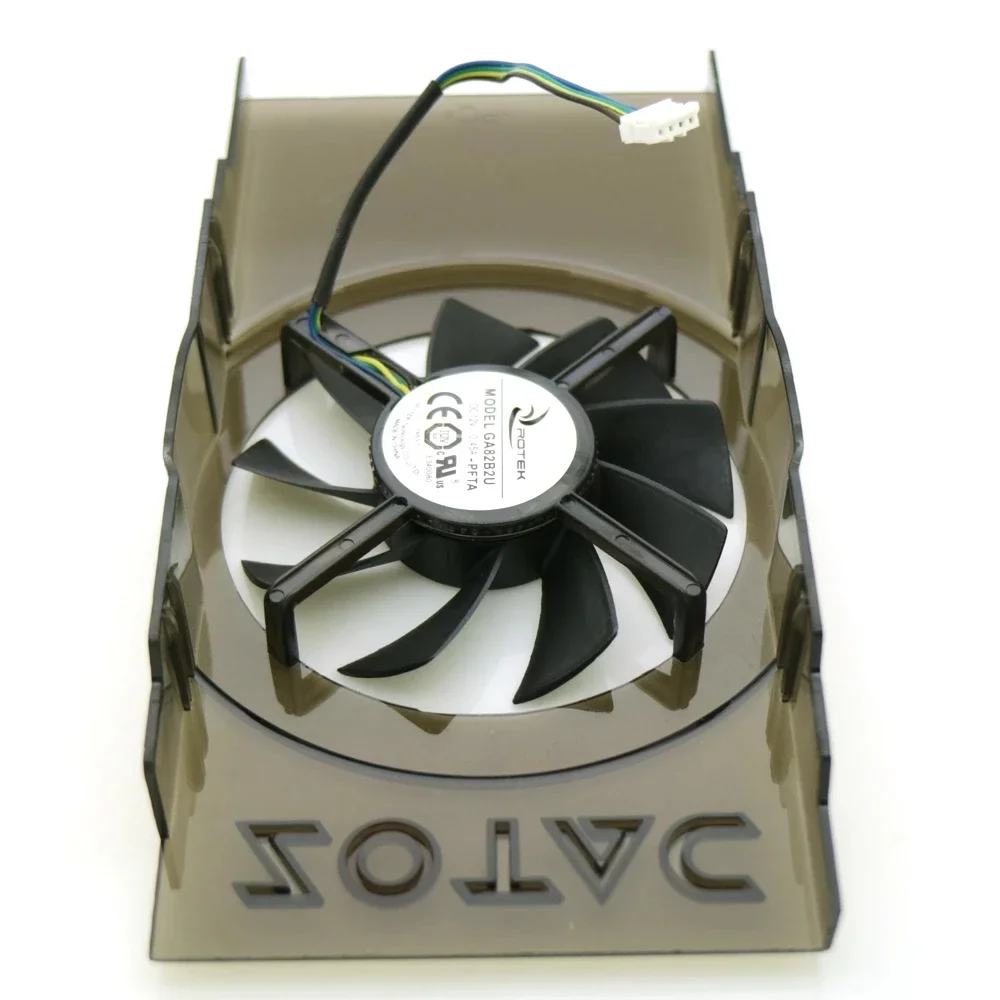 GA82B2U Ventola di raffreddamento 12V 0,45A Ventola VGA a 4 pin per ventola di raffreddamento della scheda grafica ZOTAC GTS450