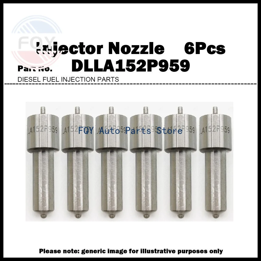 6X For ISUZU 4HL1 6HL1 095000-5504 8-97367552-6 High Quality Fuel Injector Nozzle DLLA152P959