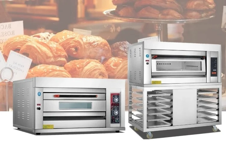 Pequeño horno de pan usado comercial de un solo cubierta de Gas para pan de Pizza Gaz de una capa Bakeri, horno de panadería, máquina para hornear eléctrica usada