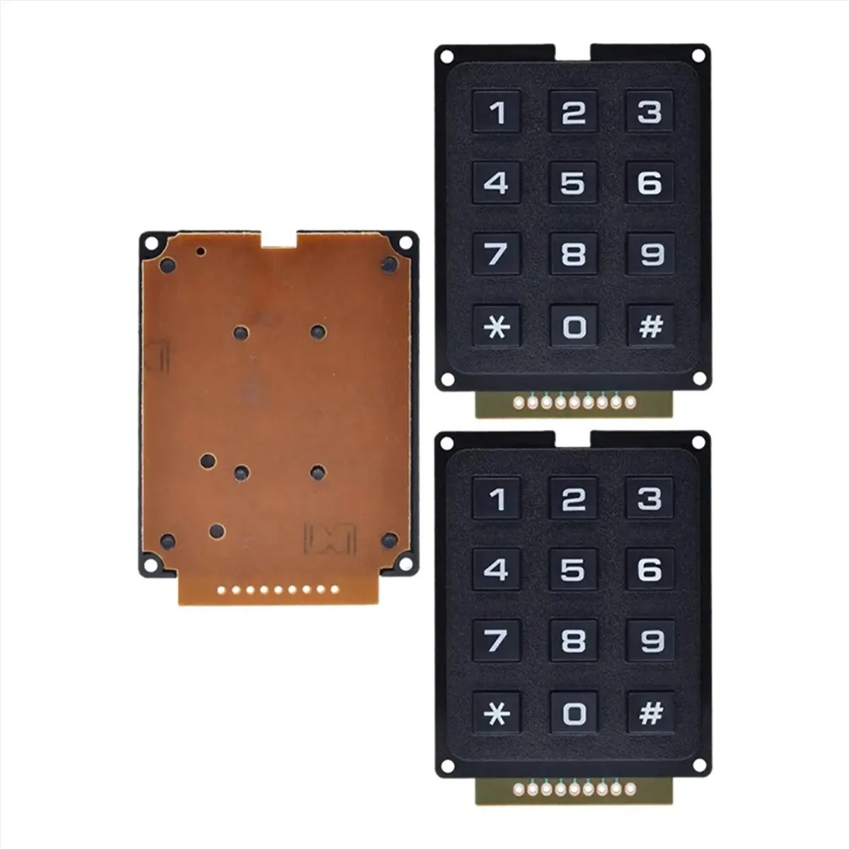 A59E 3 Pcs Keyboard Modules 12 Key 4x3 Matrixes Array Keyboard Lndustrial Keyboard with Industry Scanning