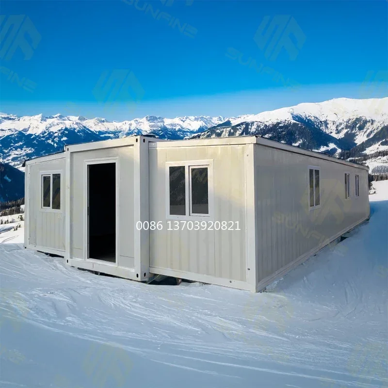 Movable Foldable Modular Prefabricated Tiny House Expandable Container Home 20FT Quick Installation House