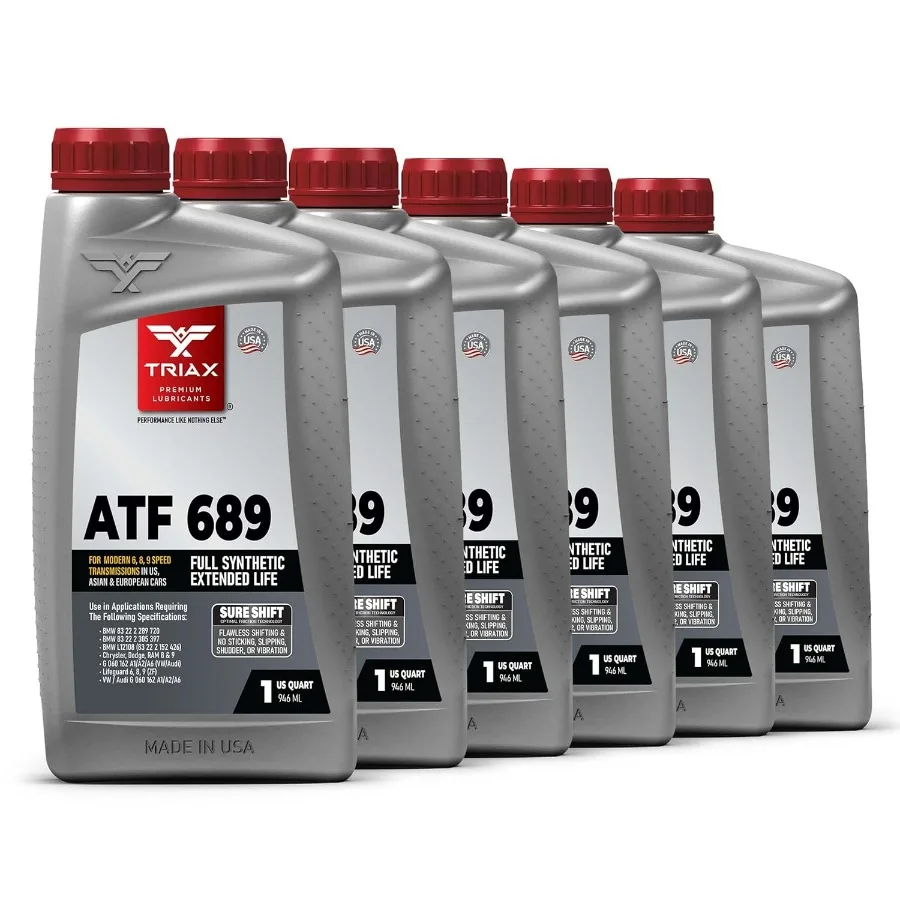

TRIAX ATF 689 Full Synthetic for ZF 6HP 8HP 9HP Transmissions Compatible with Jeep Chrysler Dodge RAM Audi BMW Land Rover Merce