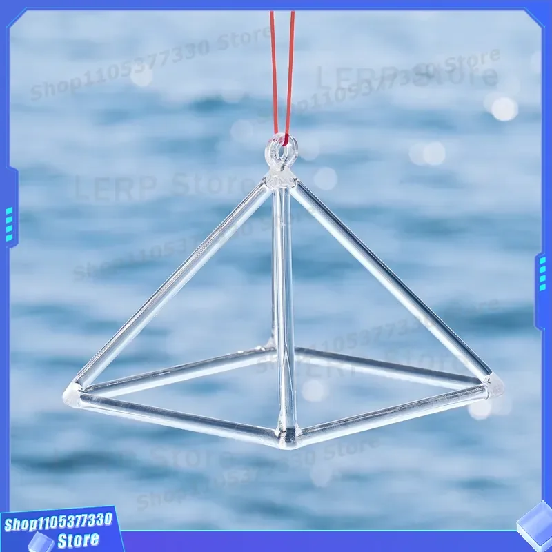 Natural Crystal Pyramid Singing Bowl for Sound Healing Therapy Meditation Yoga Music Percussion Instrument with Tripod Stand
