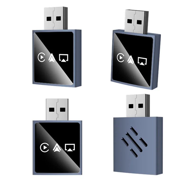 FFYY-Wireless Carplay Adapter 3 In 1 USB Dongle Smart Android Auto Airplay Wired Plug And Play