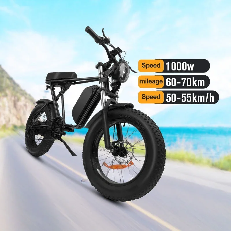 Us Uk Eu Warehouse Stock 20inch Fat Tire Off Road Electric Mountain Bicycle 1000w 750w Motor Electric Bike